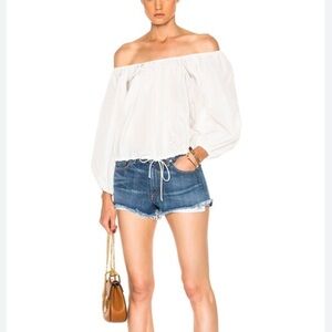 Rag & Bone Cut Off Jean Shorts Size 30 Margaux Rifton Cuffed